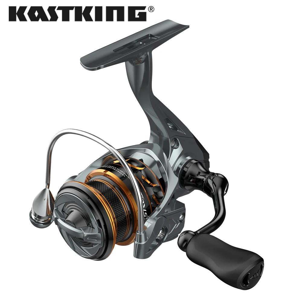 KastKing-Moulinet de pêche Kestrel Spin FinDD System, traînée maximale de 4.5kg, 10BB + 1, pratique,