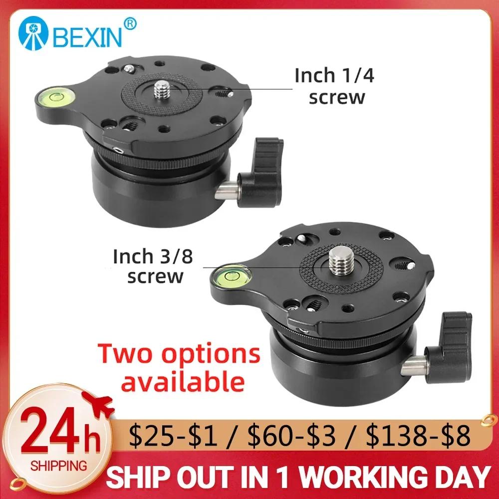BEXIN-Trépied professionnel pour appareil photo reflex numérique, base de chute, plaque de réglage a
