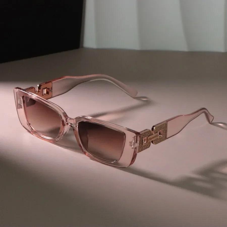 Lunettes de soleil carrées classiques pour hommes et femmes, lunettes de soleil miroir à petit cadre