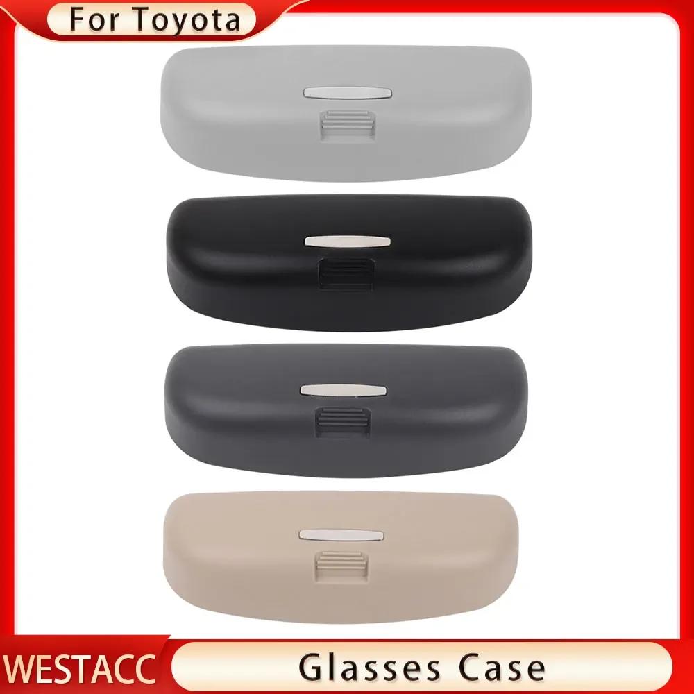 Étui à lunettes de soleil ABS pour voiture, porte-lunettes pour Toyota Camry Highlander RAV4 CHR Cor