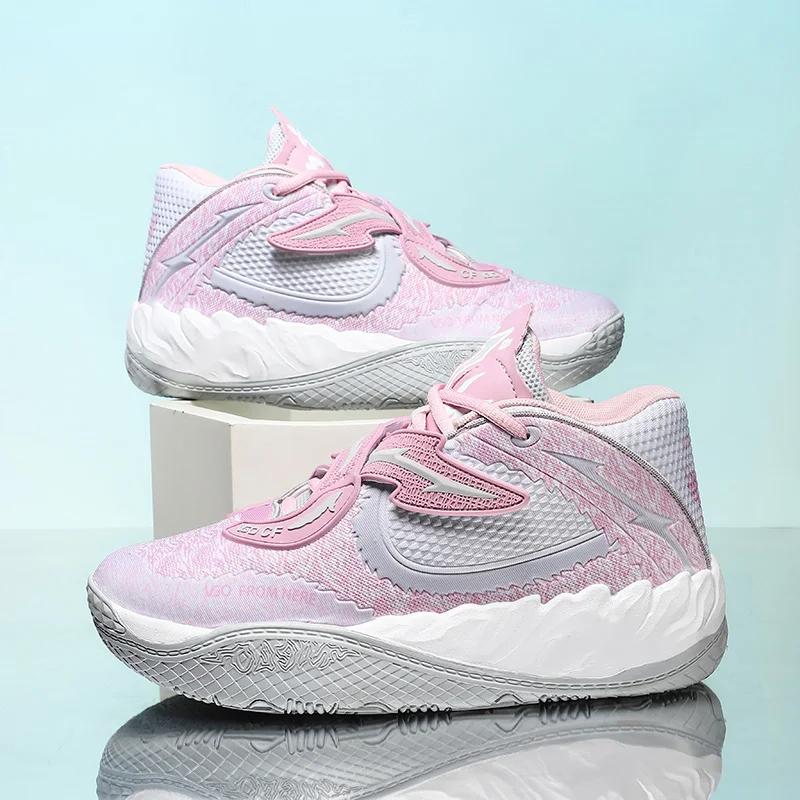 Hommes chaussures de basket-ball chaussures de sport en plein air unisexe course respirant athlétiqu