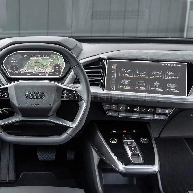 Film de protection d'écran en verre trempé pour Audi Q4 e-tron 2022, protecteur d'écran pour autorad