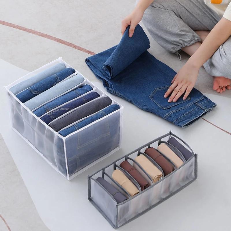 Organisateur culottes chaussettes boîtes de rangement garde-robe pantalons vêtements sous-vêtements
