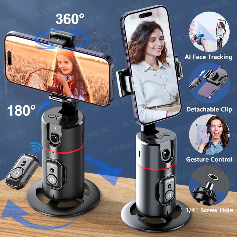 Stabilisateur de cardan de Rotation P02, cardan de suivi du visage de bureau pour Selfie de suivi po