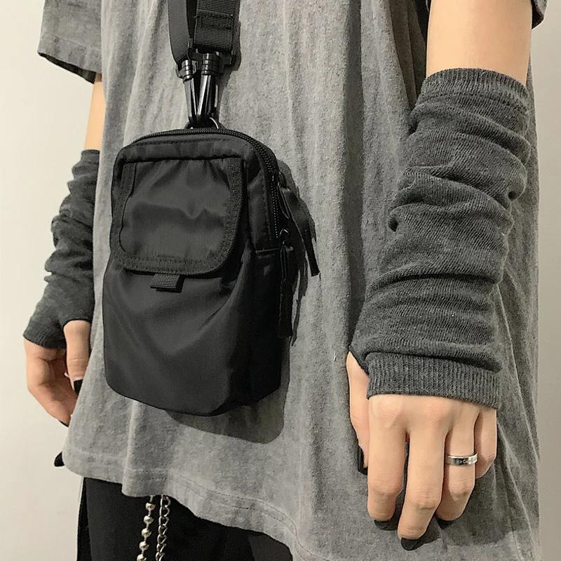Gants chauds d'hiver à manches longues pour hommes et femmes, mitaines de coude tricotées Hip-Hop à