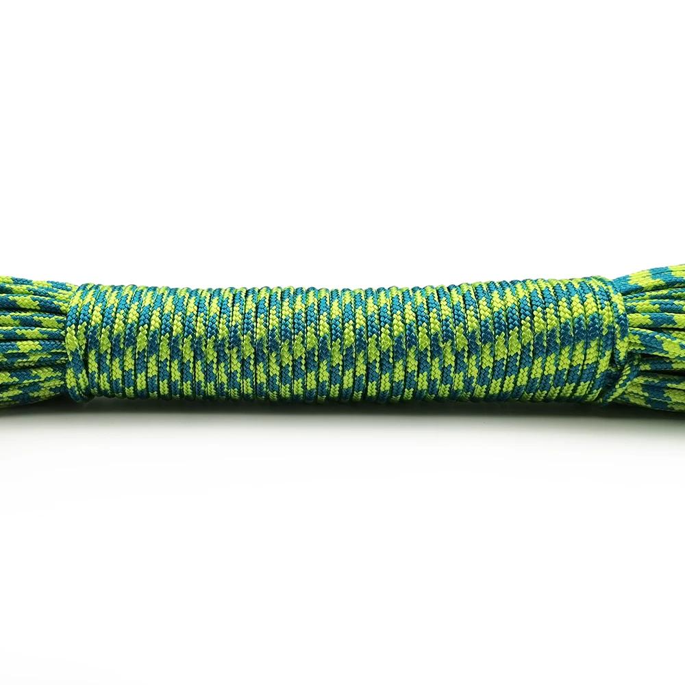 Diamètre 2mm 100 mètres corde rouge profond corde de Parachute lanière corde escalade Camping équipe