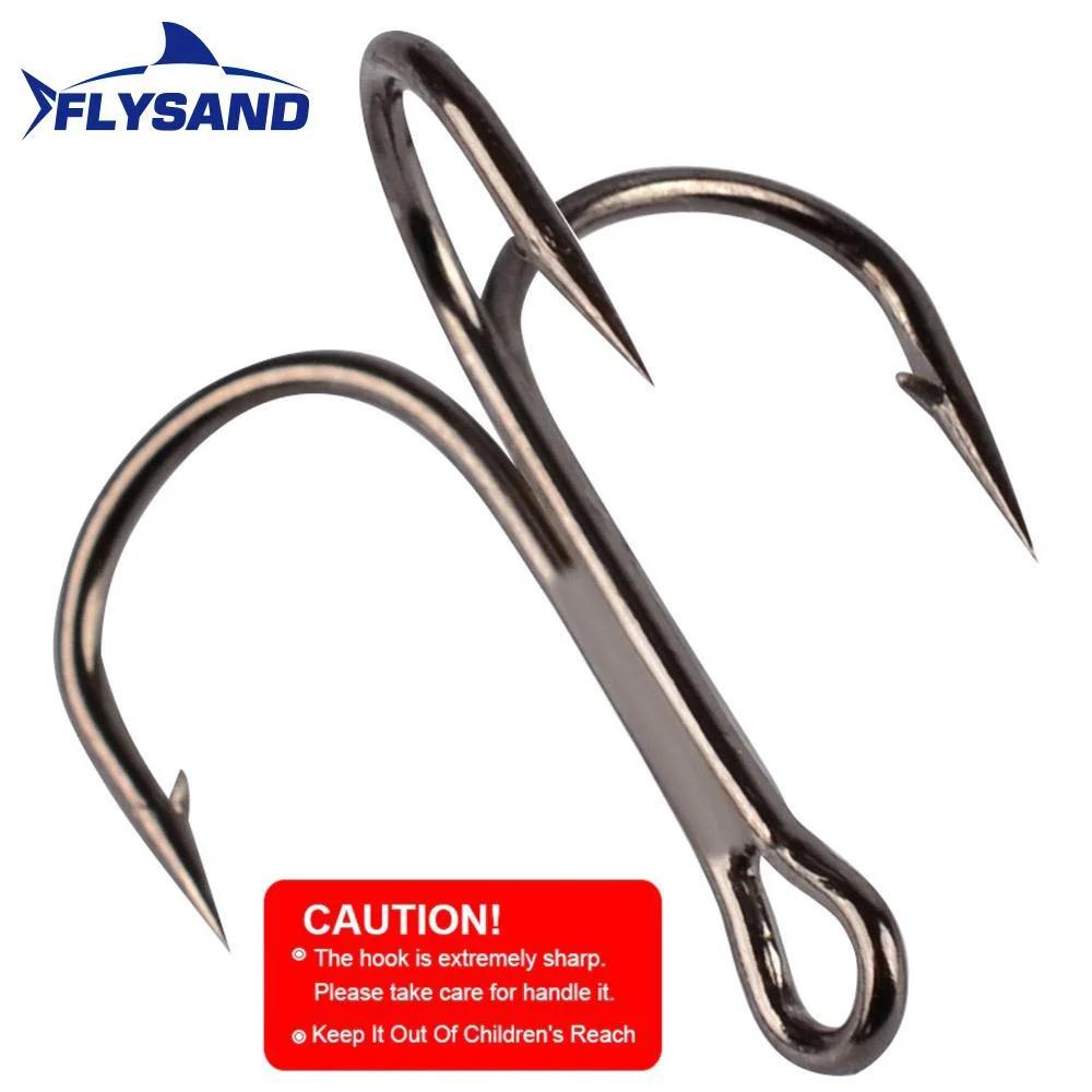 FLYSAND appât dur cuillère en argent leurre de gabarits crochet triple en métal lame de moulage Spin
