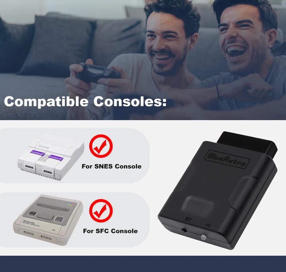 Adaptateur de contrôleur sans fil RetroScaler Blueretro, console SNES SDavid, PS4, PS5 Switch Pro Sw