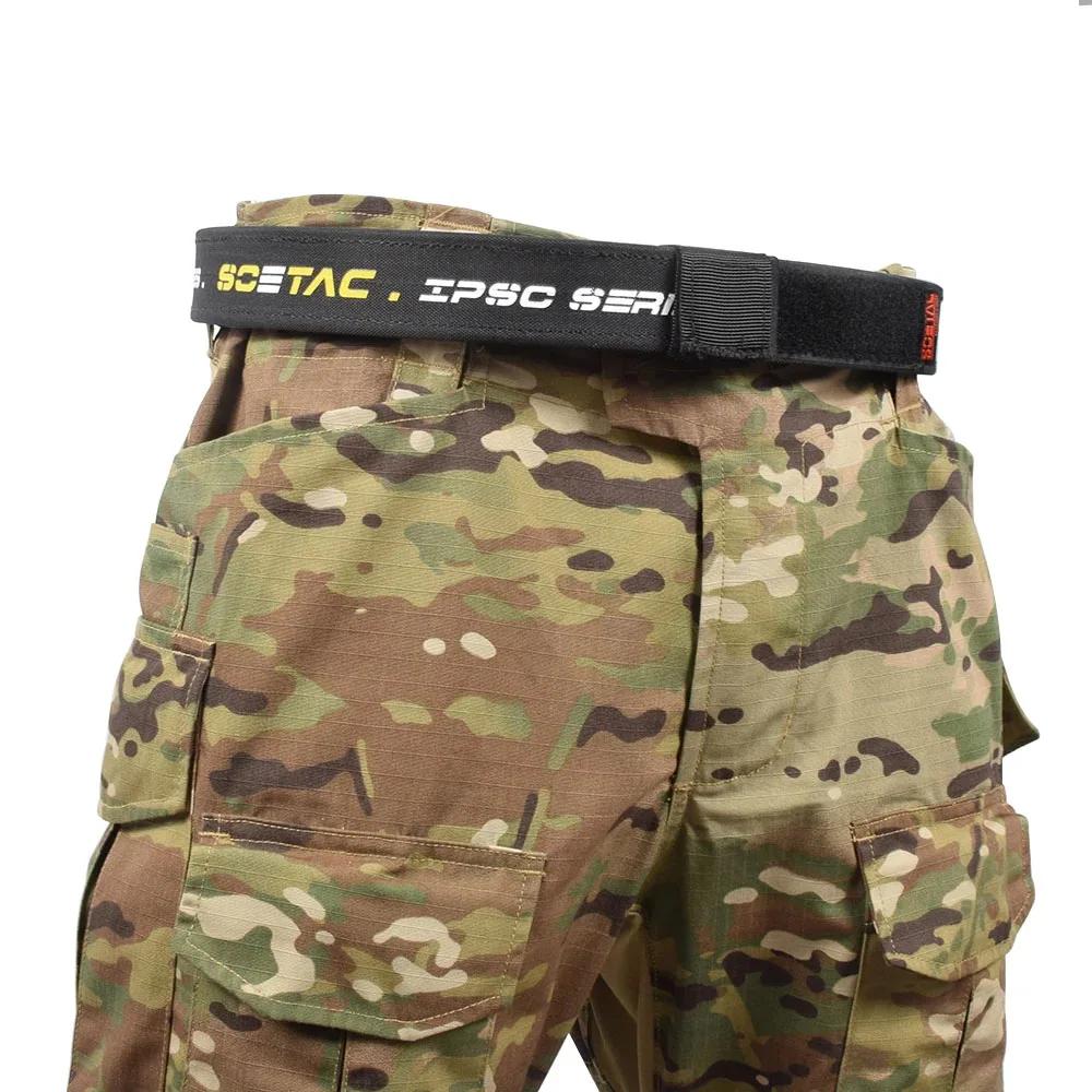 Ceinture tactique double couche IPSC IDPA, holster professionnel à dégagement rapide, ceinture de co