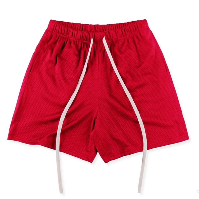 Short d'abattage en maille légère et respirante pour hommes, pantalon de course pour sport d'été