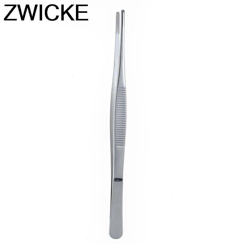 Pincettes médicales Anti-iode en acier inoxydable 430, pinces longues et droites 12.5cm-30cm, tête d
