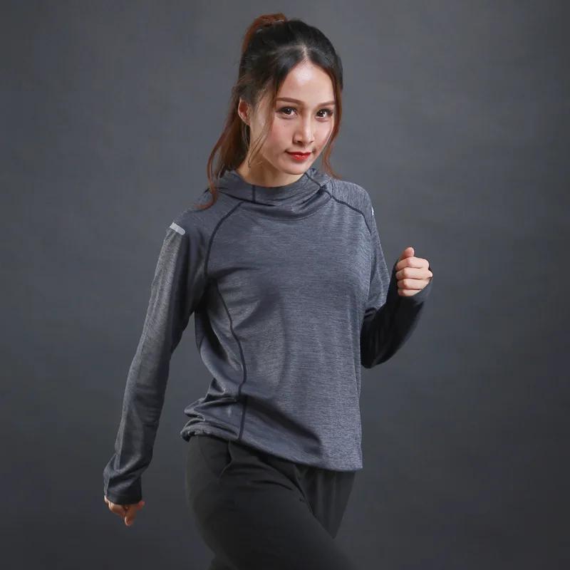 Veste de course à capuche pour femmes - Vêtement sport réfléchissant nuit et 3 couleurs
