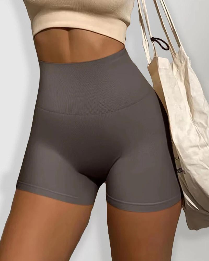 Nouveau Short de sport de Yoga taille haute sans couture pour femmes, nouvelle collection d'été