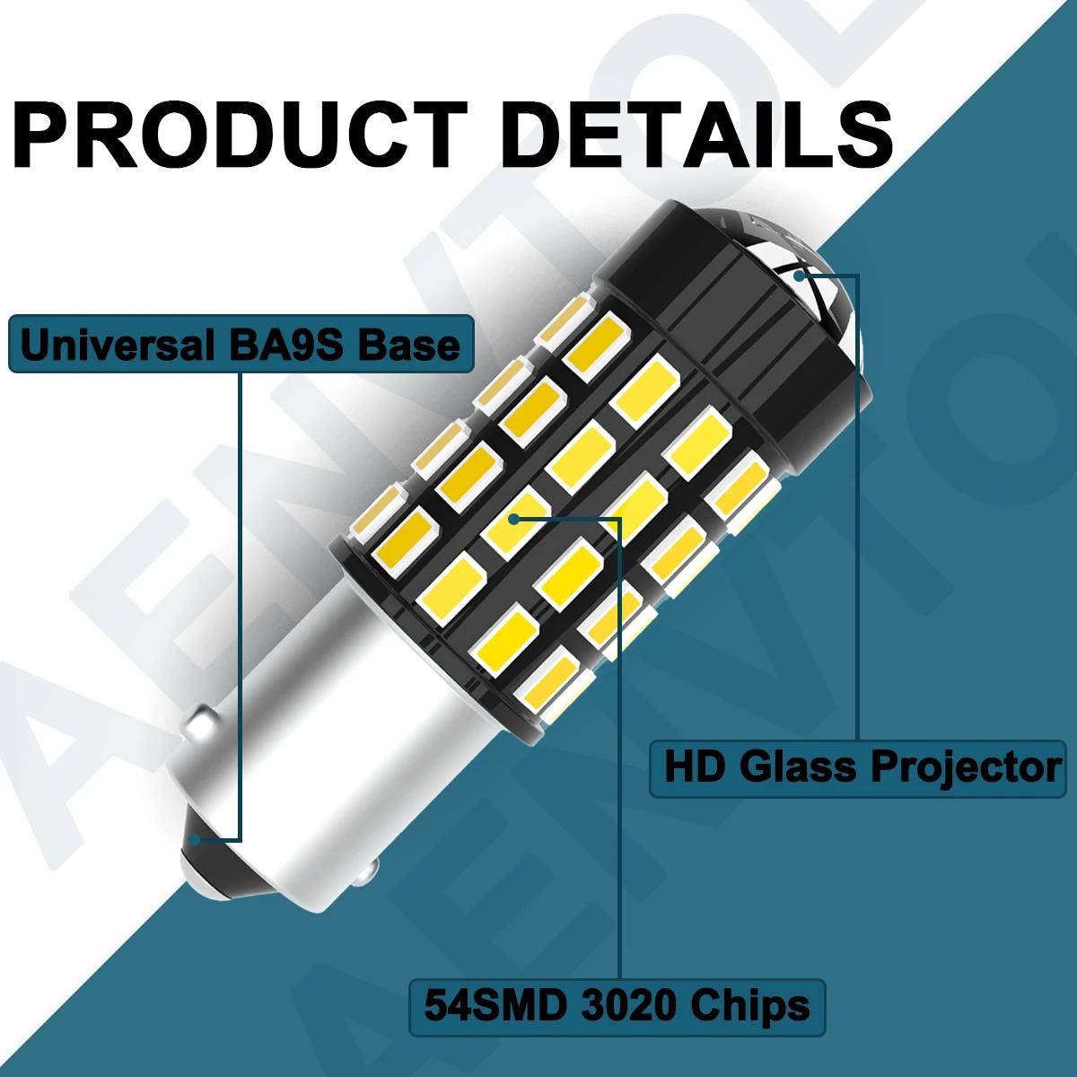 BA9S T4W 64111 BAX9S H6W 64132 BAY9S H21W 64136 ampoule LED CANBus pour feu de recul de secours marq