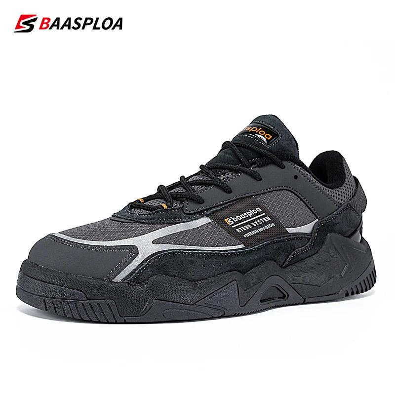 Baasploa-Chaussures décontractées pour hommes, baskets de marche imperméables, chaussures de tennis
