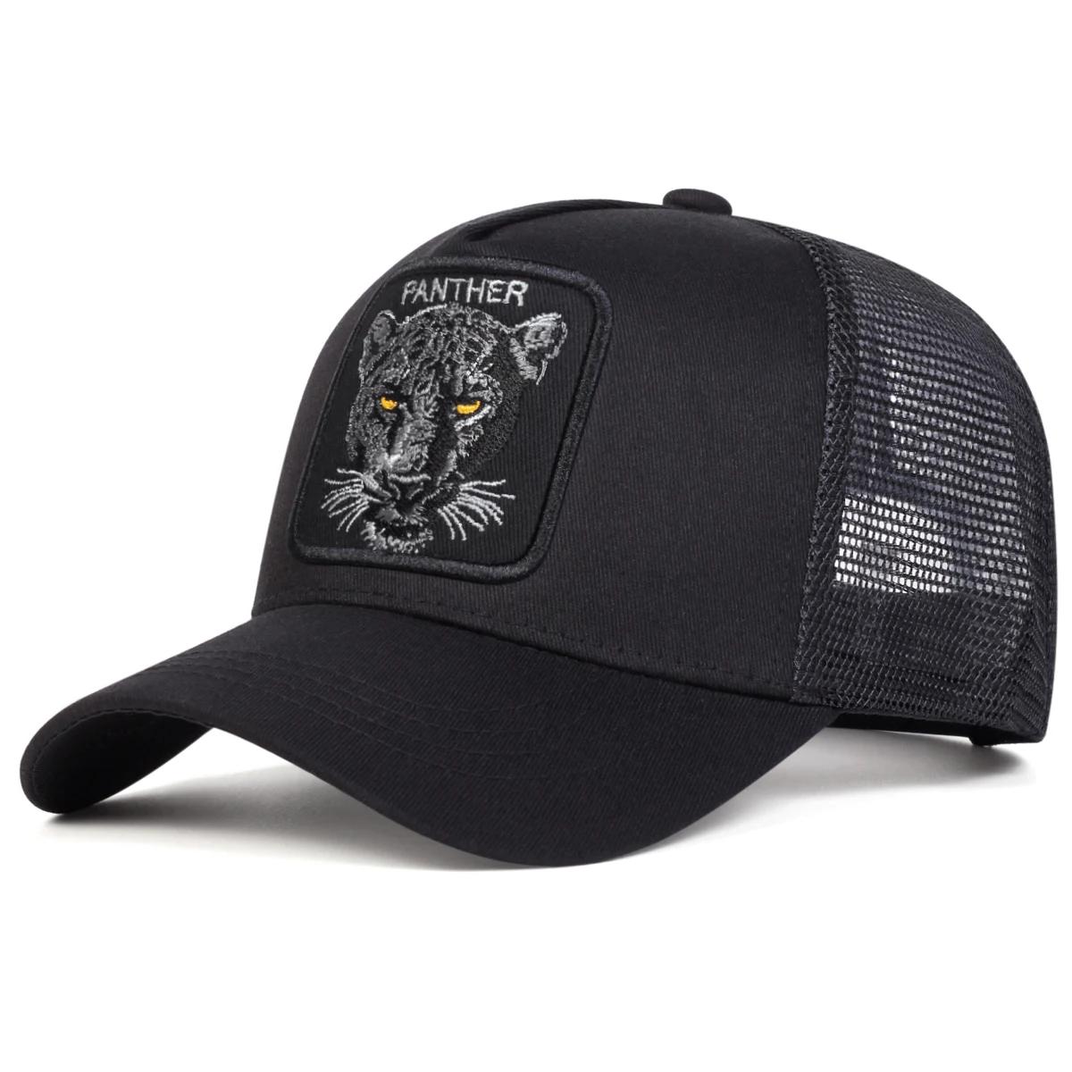 Casquettes de Baseball unisexes avec broderie PANTHER, chapeaux décontractés réglables pour l'extéri