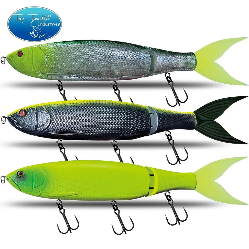 Leurre de pêche 370mm appât de natation articulé flottant/coulant 19 couleurs géant dur Section leur