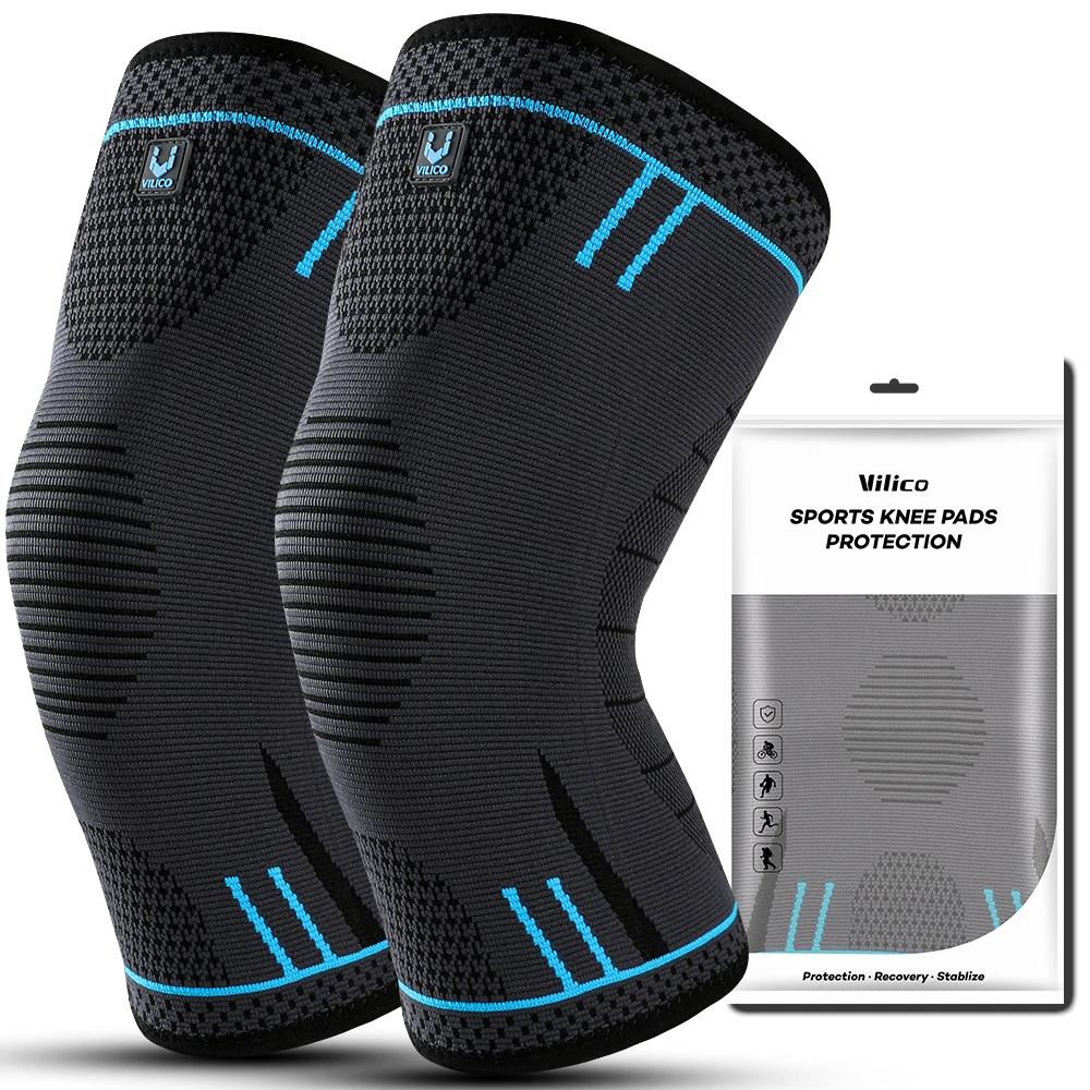 1 PC genouillères sangle rotule soutien médiale ménisque Silicone Compression Protection Sport genou