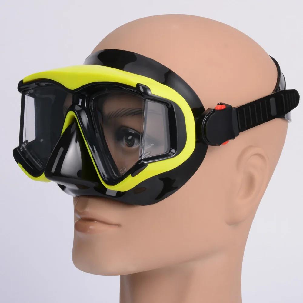 Lunettes de natation myopie optique pour jeunes adultes, masque de plongée, gardien à courte vue, la