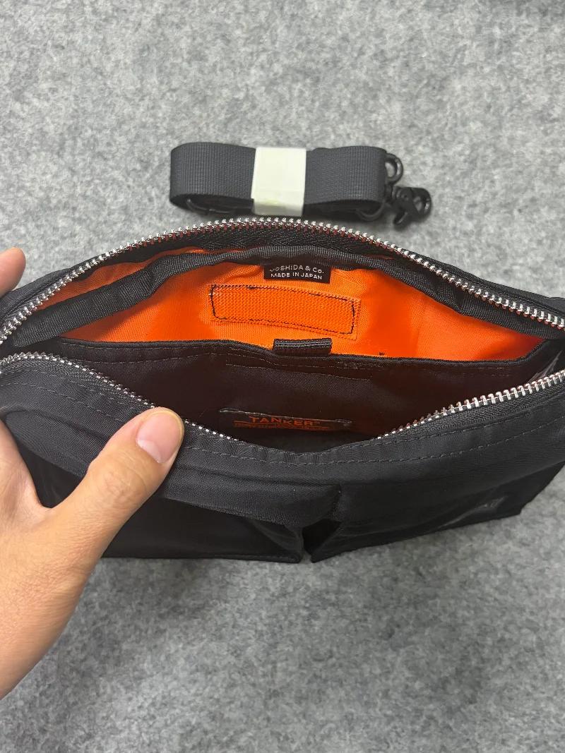Sac bandoulière en nylon Porter Tanker, petite taille 22*13*4cm, sac de taille décontracté, sacoche