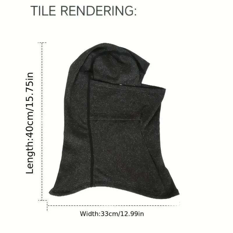 Cagoule thermique d'hiver pour cyclisme, masque complet chaud pour Sports de plein air, moto, Ski, p