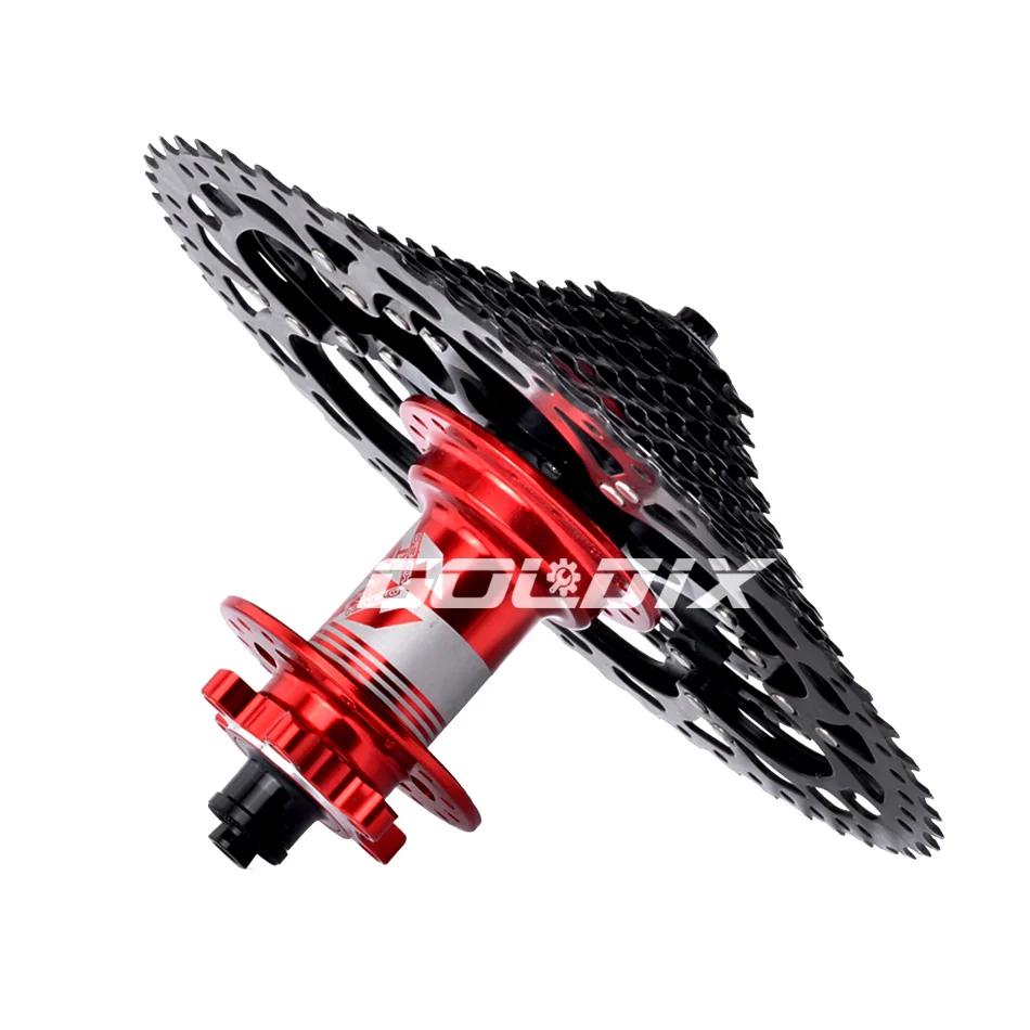 GOLDIX-Pignon de roue libre de vélo pour Shimano, VTT noir, 8, 9, 10, 11/12 vitesses, 40, 42, 46, 50