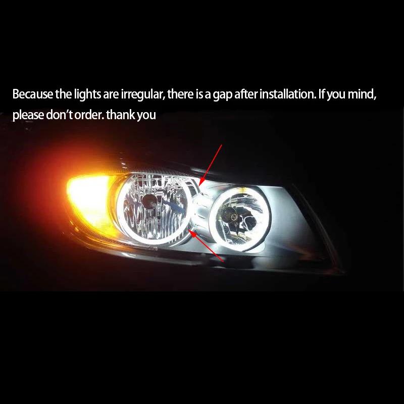 Pour BMW série 3 E90 E91 pré-LCI berline Touring 316i 318i 320i 05-08 phare halogène blanc CCFL Ange