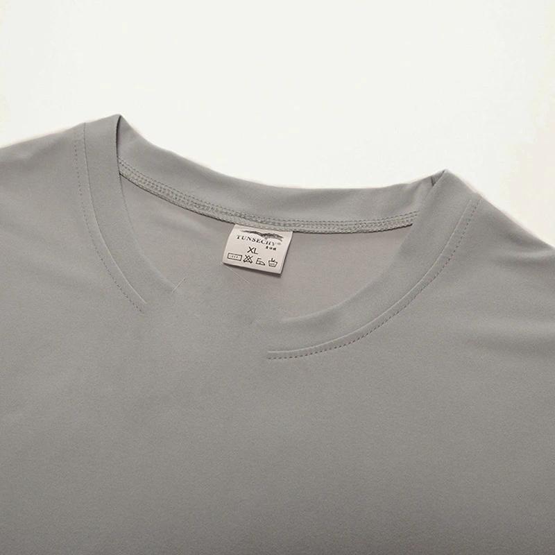 T-shirts compression hommes football - Maillot séchage rapide vêtements serrés respirants manches courtes