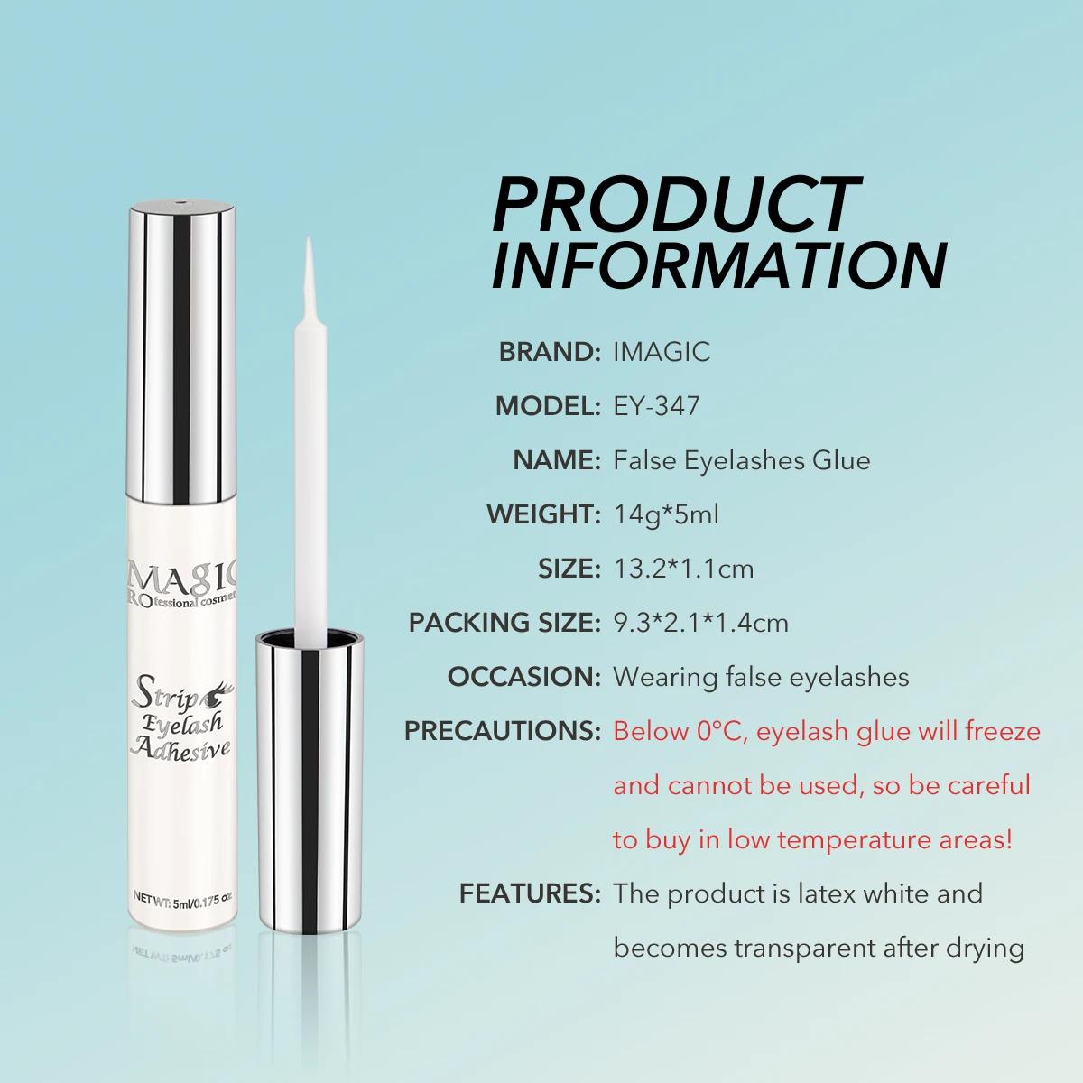 IMAGIC – colle pour extensions de faux-cils, 5ml, imperméable, séchage rapide, longue durée, forte,