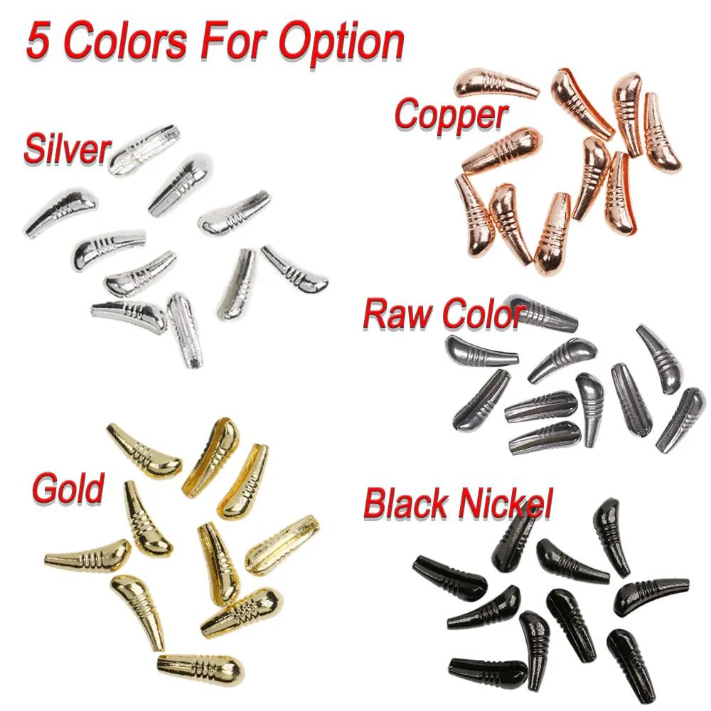 ICERIO 10 pièces 20 pièces tungstène nymphe corps gabarit dos perle rapide coulant gabarit nymphe mo