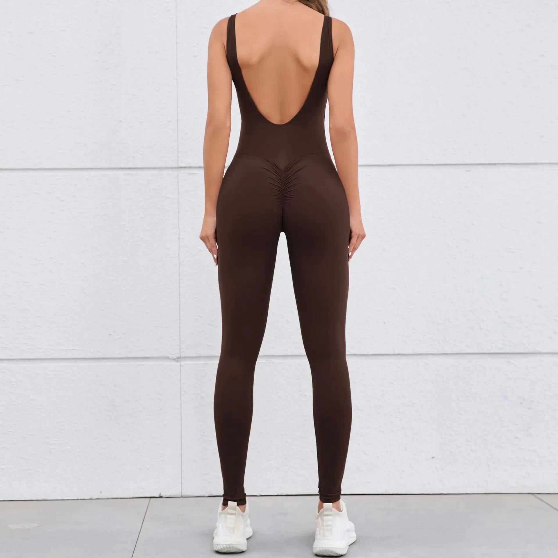 Ensemble de gymnastique pour femmes, combinaison une pièce, vêtements d'entraînement, de Yoga, barbo
