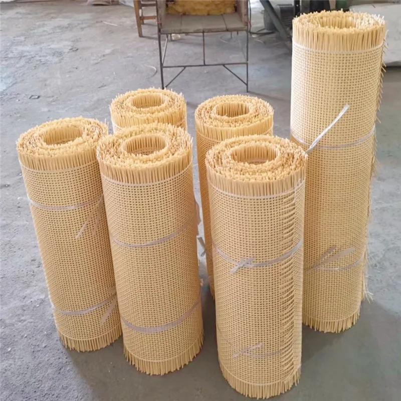 Rouleau de sangle de canne en plastique indonésien, damier, rotin, WUNICEF, matériel de réparation d