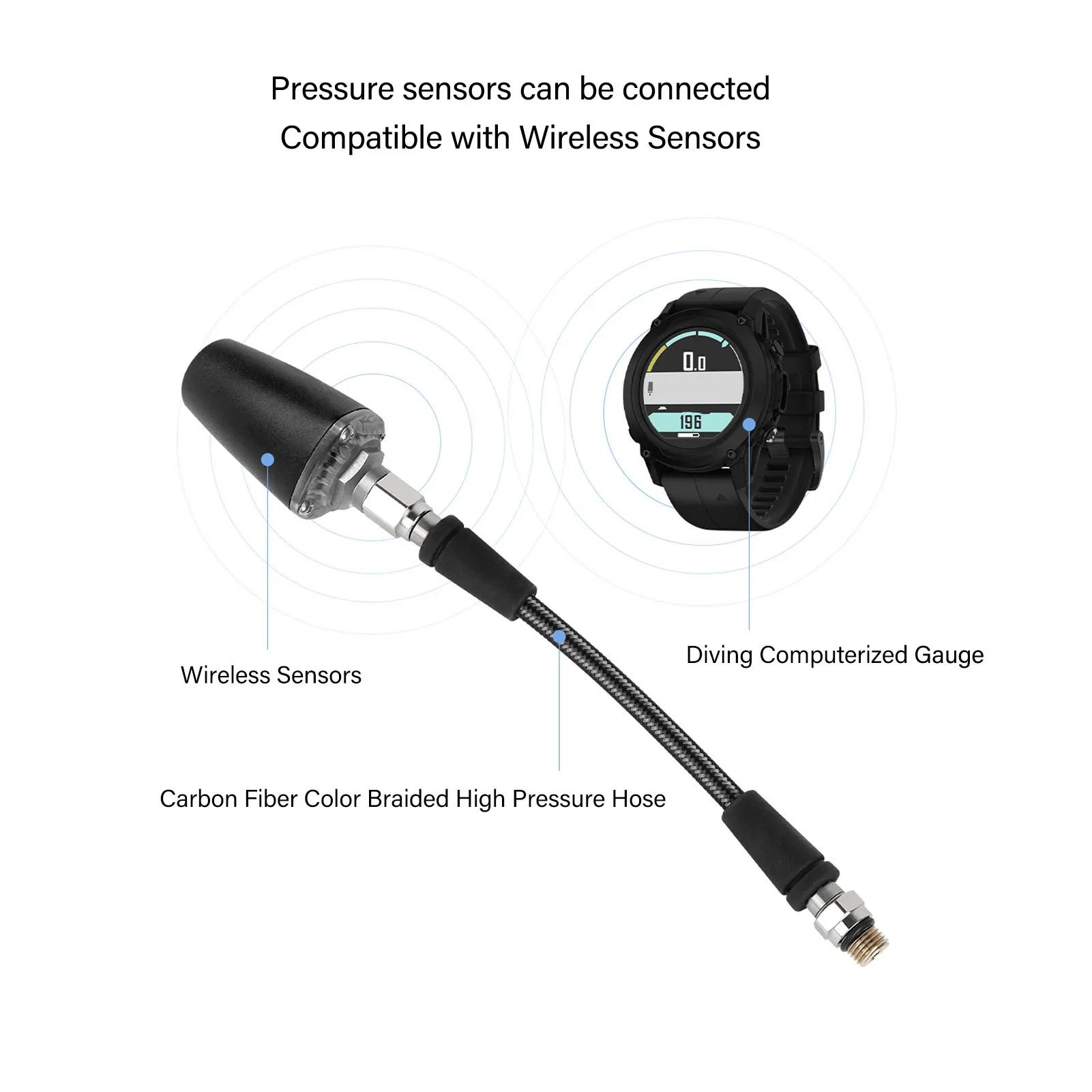 Tuyau haute pression pour plongée sous-marine Sochi, flexible et sûr, tissé en fibre de carbone, pro