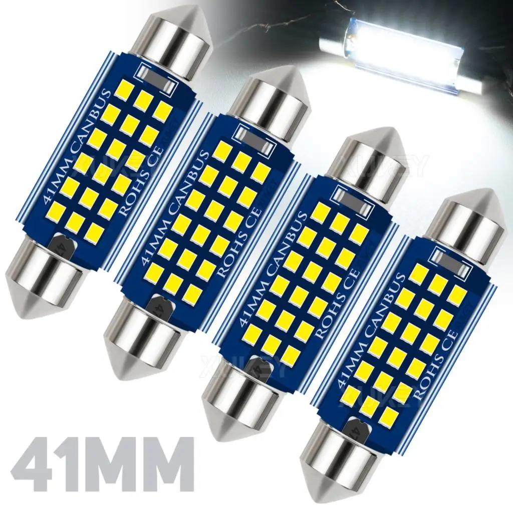 4x 578 ampoule LED blanc brillant 500LM 2016-SMD LED C5w intérieur dôme carte porte lumières ampoule