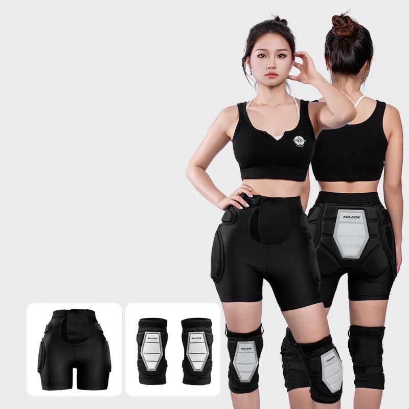 Short de protection rembourré 3D, protection des fesses, équipement en Silicone EVA avec genouillère