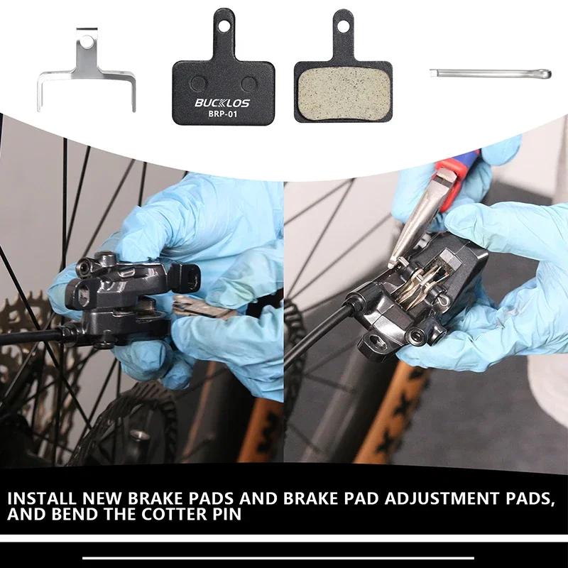 BUCKKubFit-Plaquettes de frein à disque de vélo en résine, B01S, MT200, Safe45, M575, Safe75, 40, 30