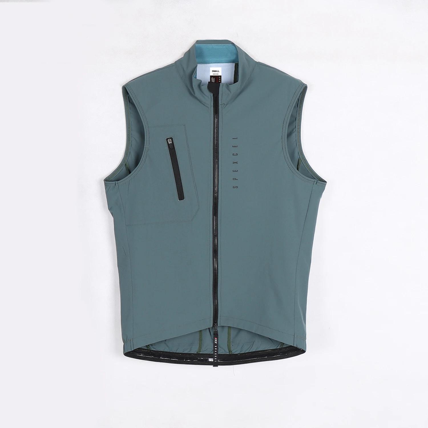 SPEXCEL toutes saisons classique léger coupe-vent gilet de cyclisme veste coupe-vent pour hommes tis
