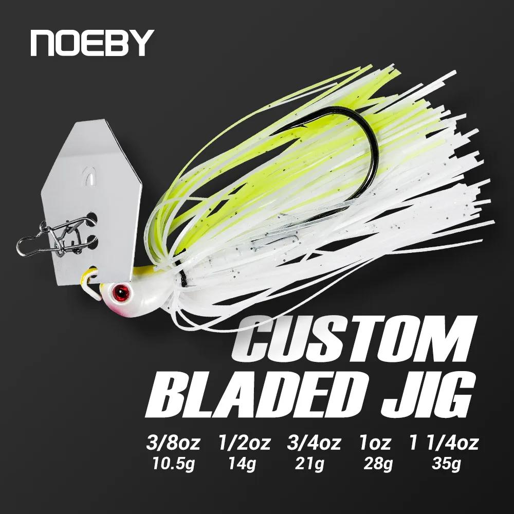 Noeby Chatterbait 10.5g 14g 21g 28g 35g lame gabarit aiguille Stinger crochet fil de Vibration puiss