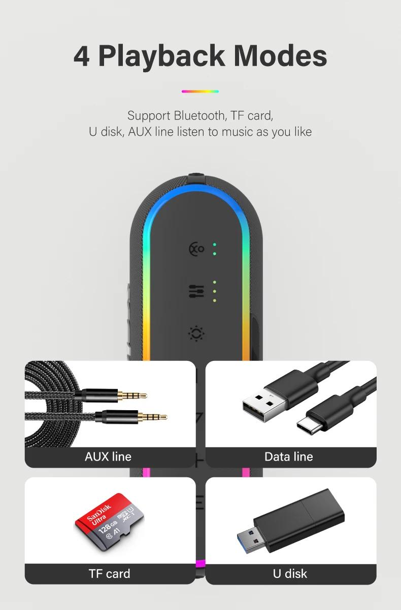 XDOBO X8 III haut-parleur Bluetooth caisson de basses sans fil 6600 mAh 60 W puissant batterie exter