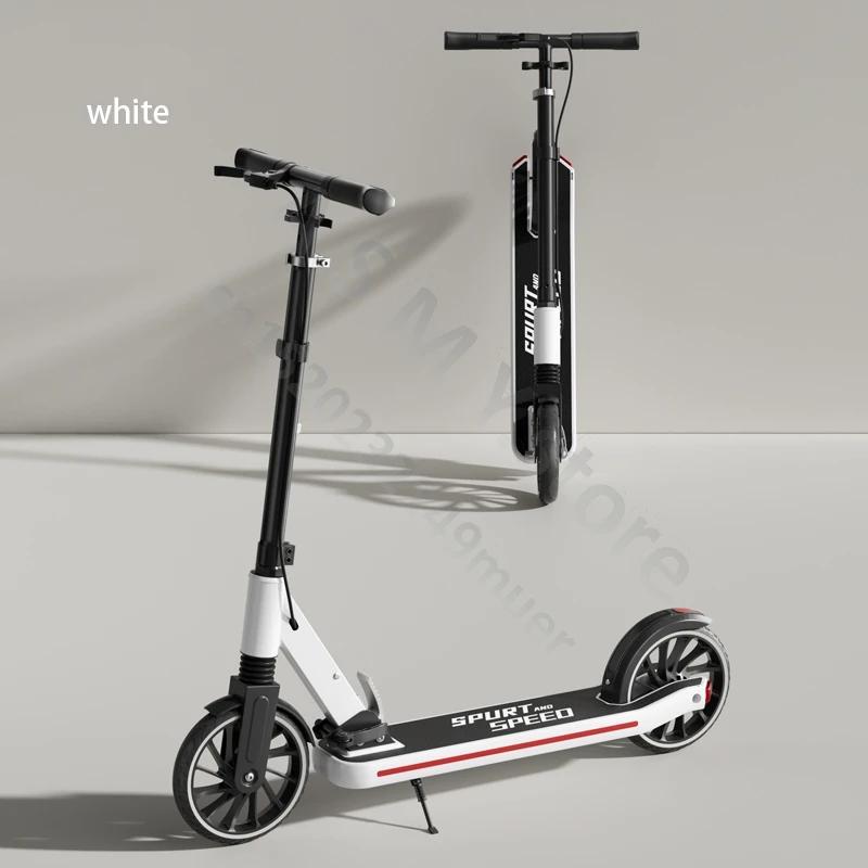 Trottinette pour enfants, vélo pliable, grande roue coulissante pour enfants, trottinette à deux rou