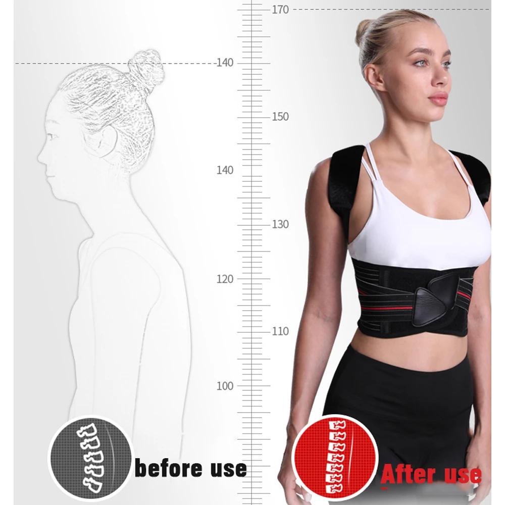 BraceTop correcteur de Posture réglable soutien du dos orthèse d'épaule Correction de Posture correc