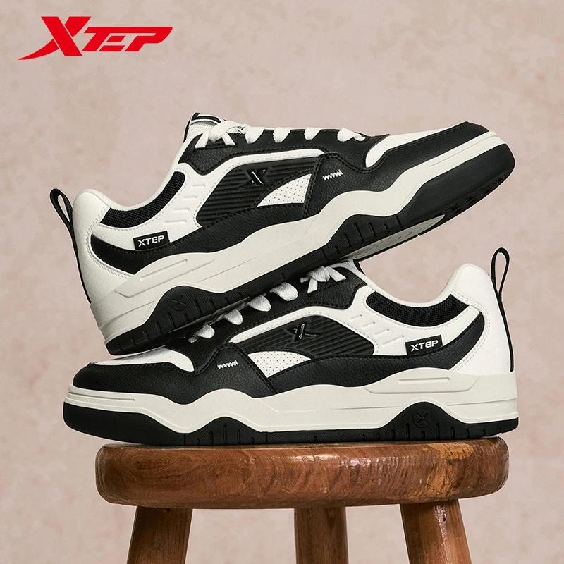 Xtep-Chaussures de skateboard pour hommes, baskets rétro décontractées, sports de plein air, loisirs