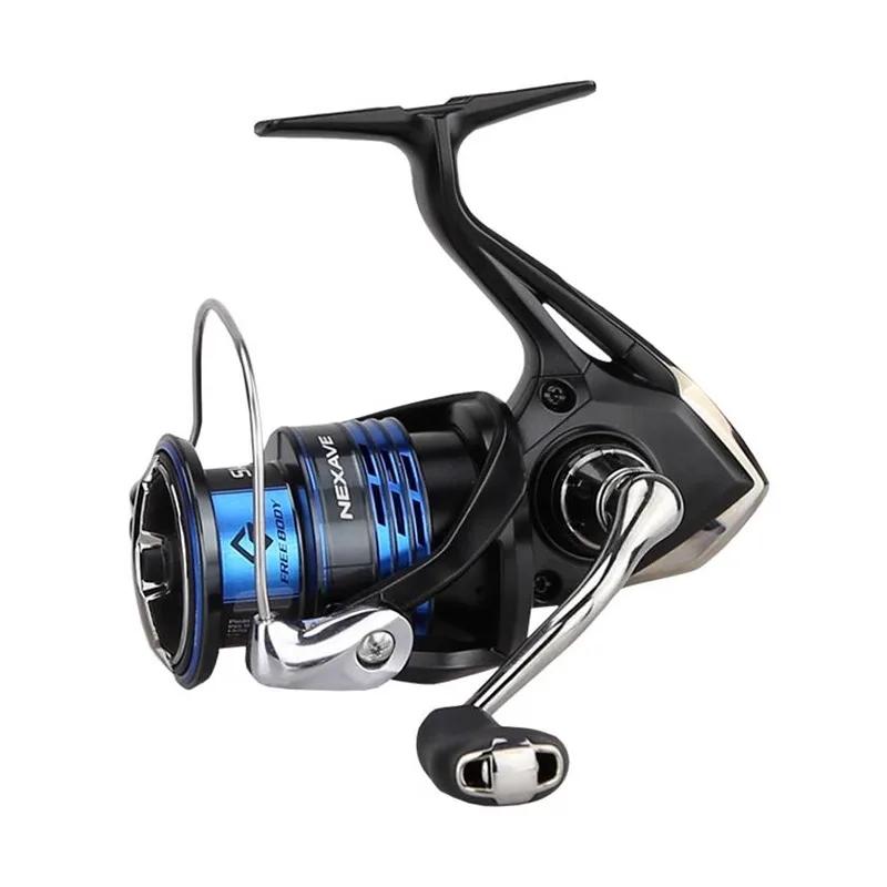 WinterMANO-Moulinet de pêche à tambour fixe NEXAVE, 3 + 1BB, frein à friction d'une puissance max de
