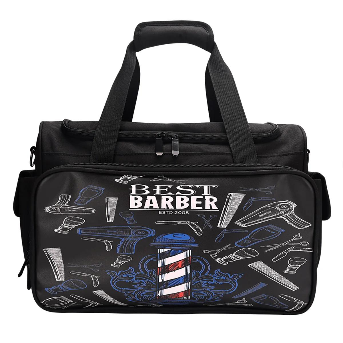 Sac de barbier étanche, trousse de toilette cosmétique, pochette multicouche organisée, idéale pour