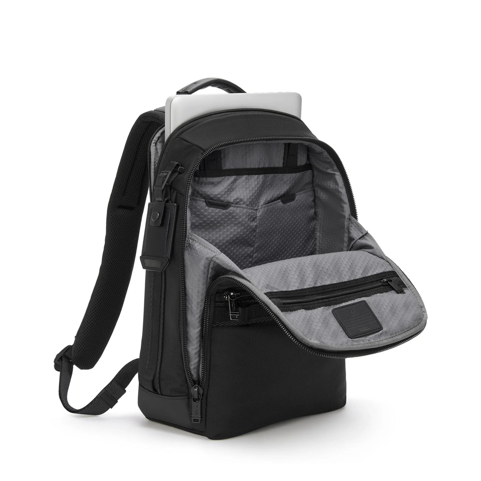 Sac à dos pour homme, pour les déplacements professionnels, en nylon balistique, noir pur, imperméab