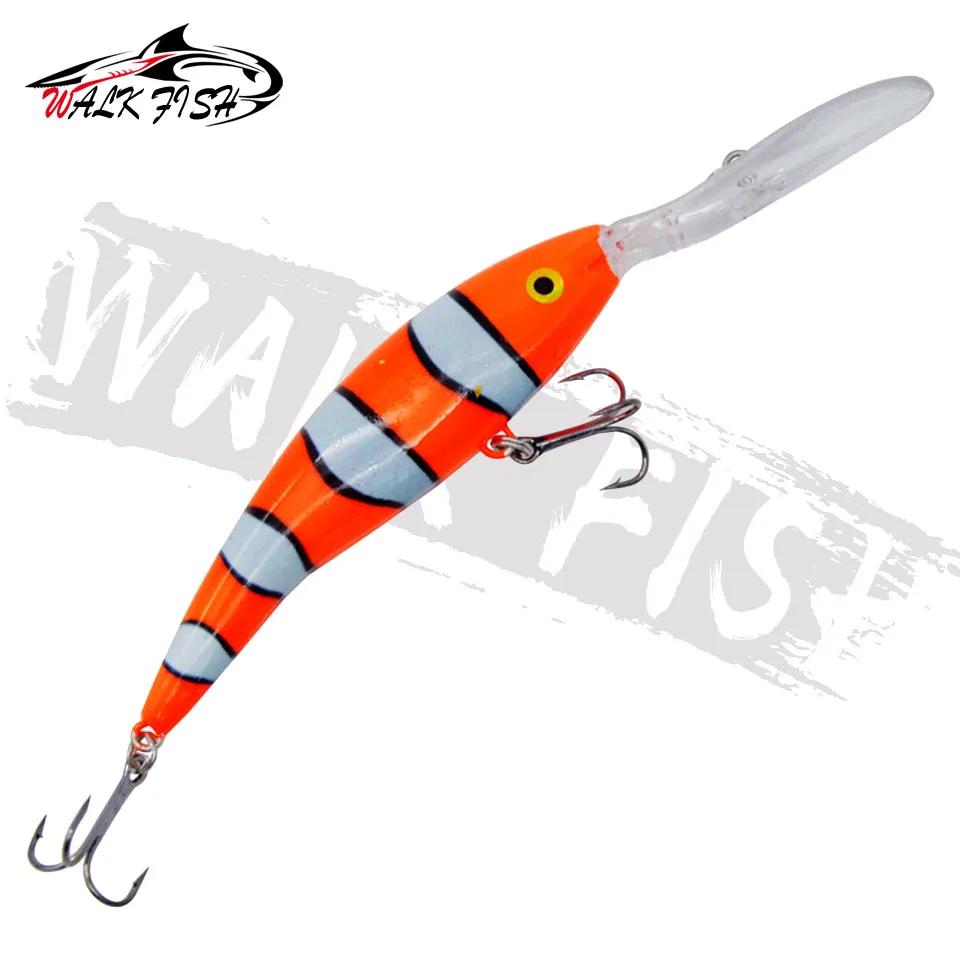 WALK FISH 1 pièces nouveau leurre de pêche méné longue langue conseil 14g/13.5 cm leurre en plastiqu