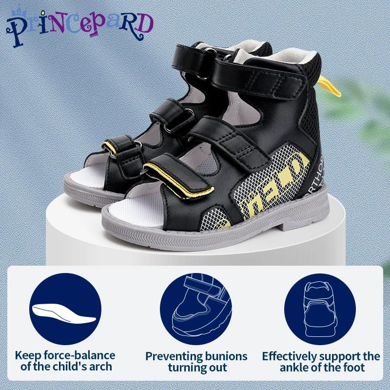 Sandales orthopédiques pour enfants avec attelle de cheville correctrice, soutien de la voûte planta