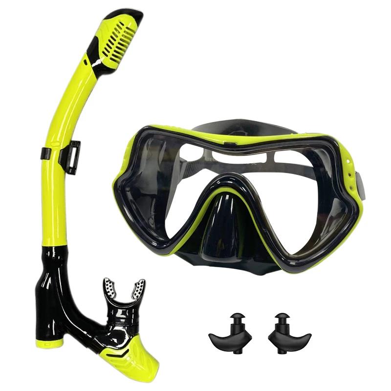 QYQ Masque de plongée Snorkel professionnel Masque de plongée et lunettes de plongée Lunettes de plo