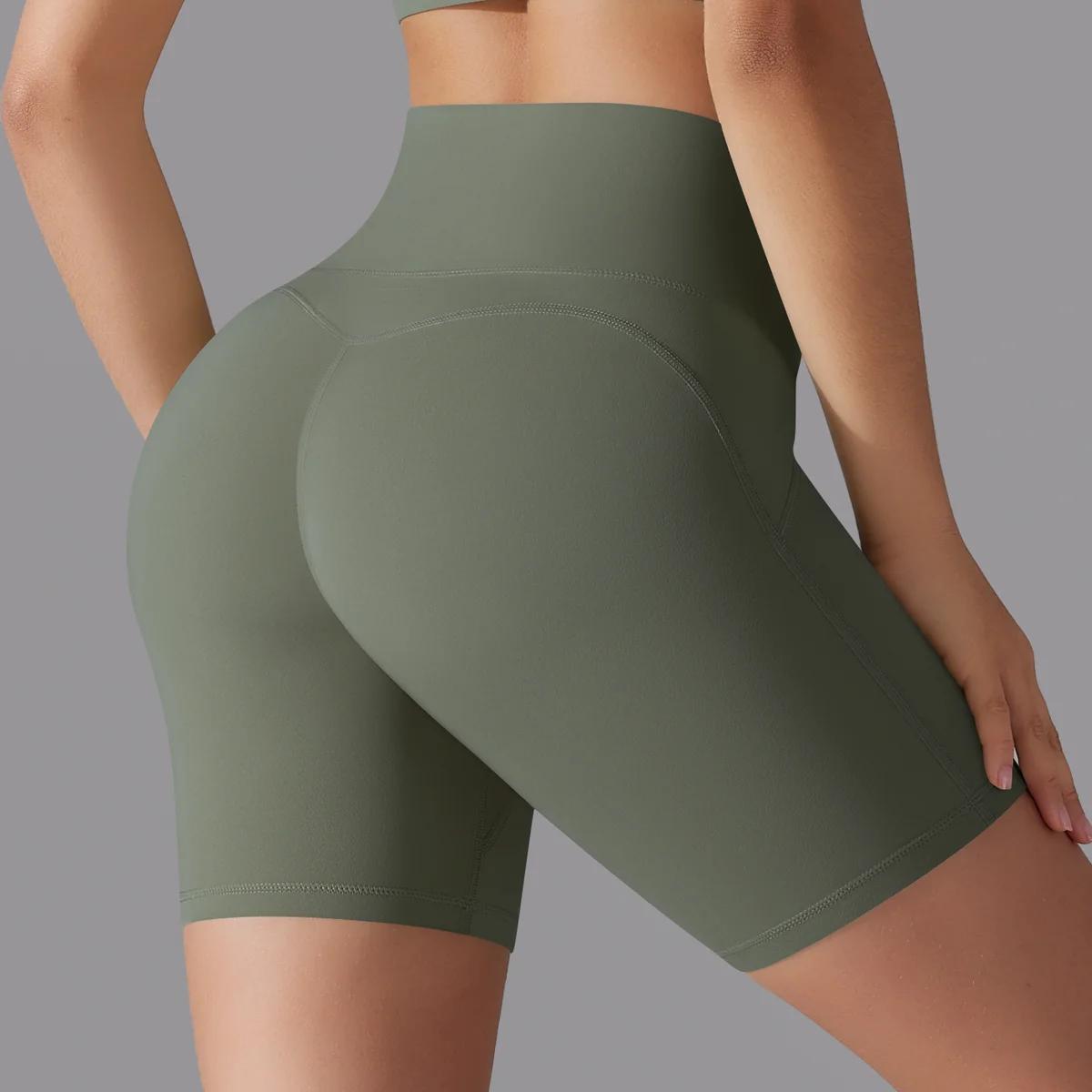 Short de Yoga court pour contrôle du ventre, levage des fesses, short de gymnastique, Fitness, taill