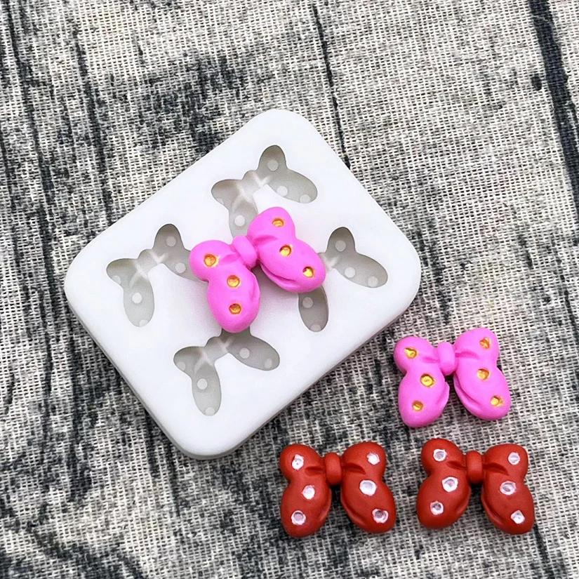 Moule de cuisson de gâteaux en Silicone avec nœud papillon, Sugarcraft, Cupcake au chocolat, outils